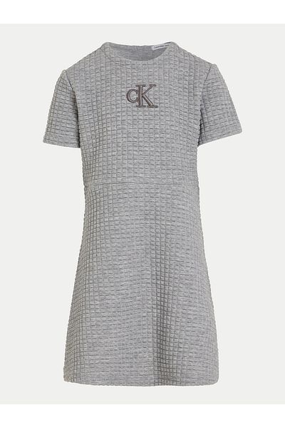 Calvin Klein Jeans Girl Casual Dress IG0IG02585 Gray