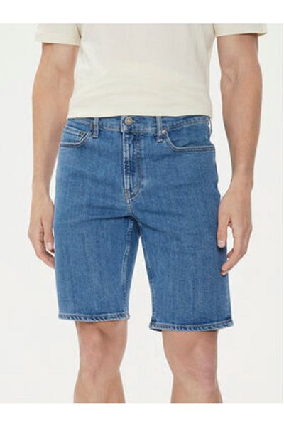 Calvin Klein Pantaloni scurți din denim pentru bărbați K10K112941 albaștri