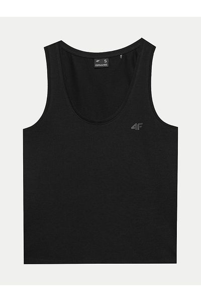 4F Top pentru femei 4FWSS24TSLEF041 Negru