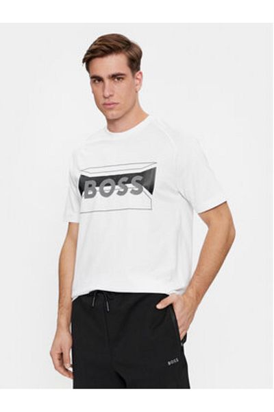 BOSS Tricou bărbați boss 50514527 alb