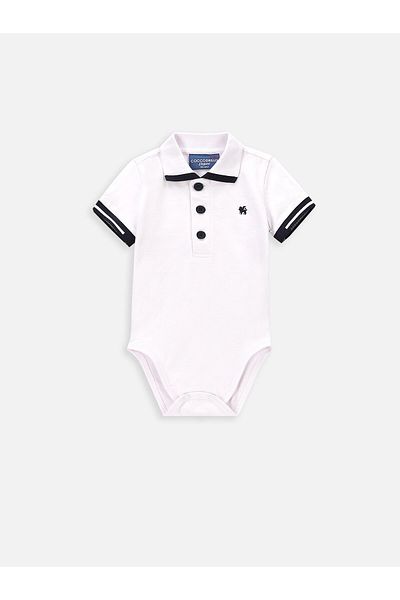 Coccodrillo Body pentru bebeluși WC4112503EBB Alb