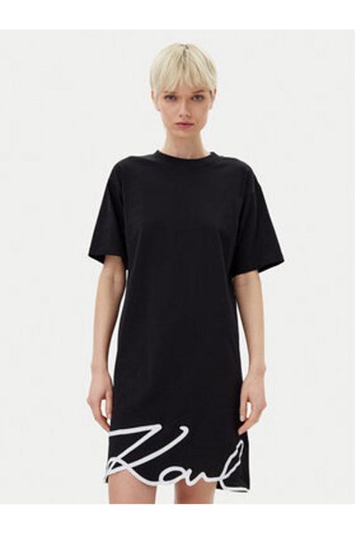 Karl Lagerfeld Rochie casual pentru femei A1W13001 Negru