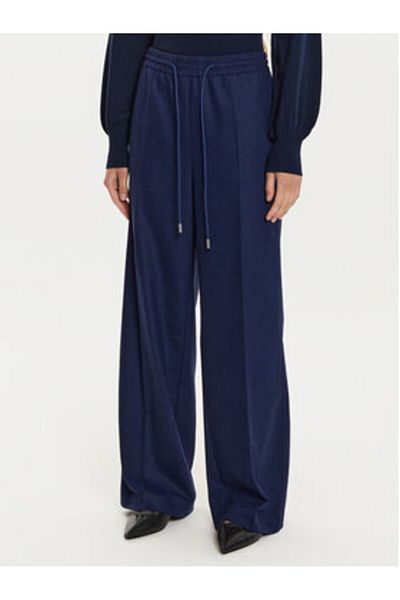 BOSS Pantaloni tricotați pentru femei 50528604 bleumarin