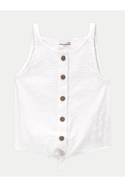 Coccodrillo Girl Top WC4140501HGK White