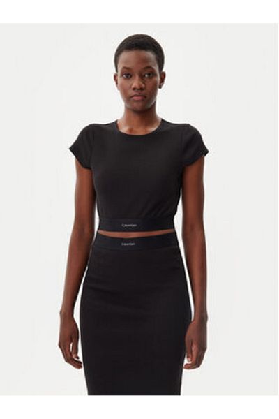 Calvin Klein Tricou damă Calvin Klein Lenjerie intimă LV00QS7349 Negru