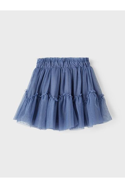 Vero Moda Girl Fustă din tul pentru fete 13211727 albastră