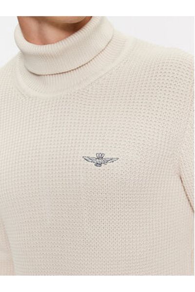 Aeronautica Militare Men's Golf 232MA1451L512 Ecru