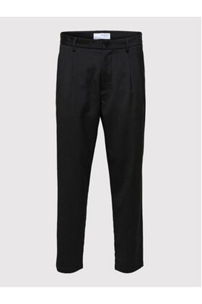 Selected Homme Men's fabric trousers 16085392 Black
