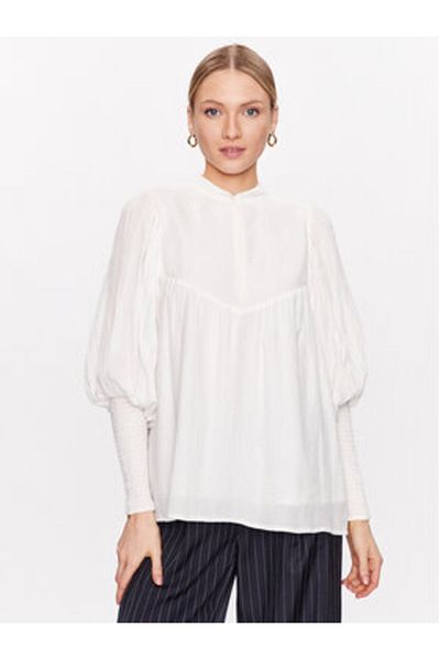 RINASCIMENTO Rochie tricotată pentru femei CFM0010711003 Alb