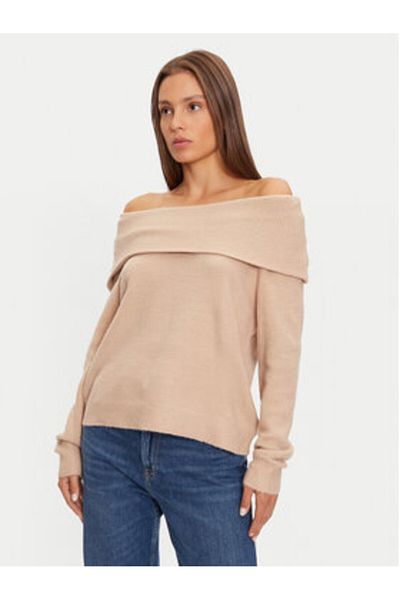 Brave Soul Women's Sweater LK-248EVERLYNB Beige