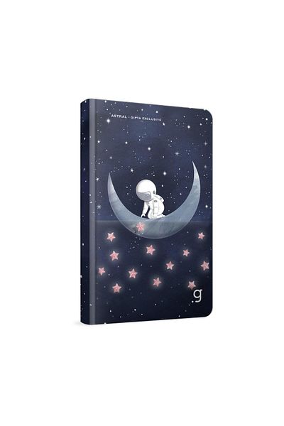 Gıpta Astral Hard Cover Stitched 13X21 96 Sheets Notepad Ruled (7364)
