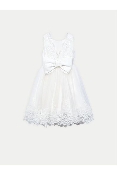 Abel & Lula abel lula Girl Elegant Dress 5033 White