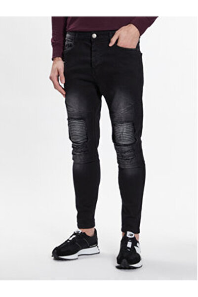 Brave Soul Men's Jeans MJN-BIKERCHARC Black