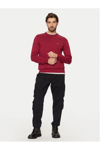 BOSS Men's Sweater 50471343 Red