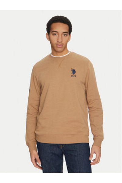 U.S. Polo Assn. us polo assn Mens Sweatshirt MUP2256 Beige