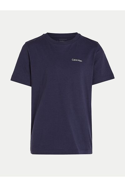 Calvin Klein Jeans Tricou băieți IU0IU00683 bleumarin