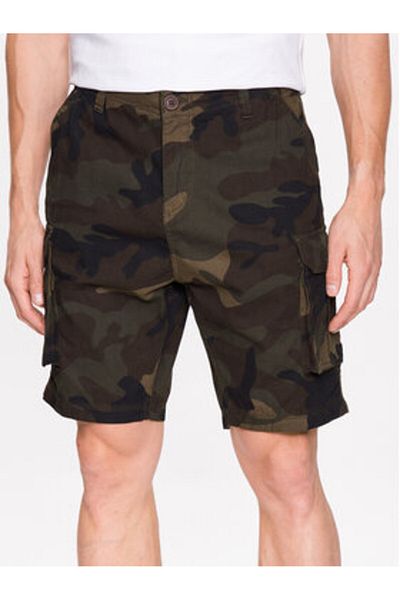 Brave Soul Pantaloni scurți pentru bărbați MSRT-RIVERCAMO verzi