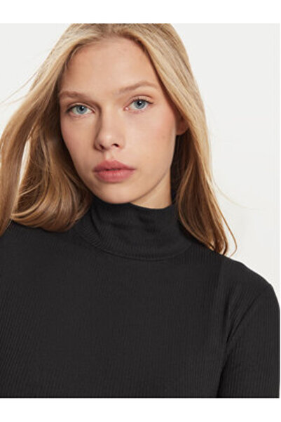 Calvin Klein Pulover cu guler înalt pentru femei K20K207747 negru