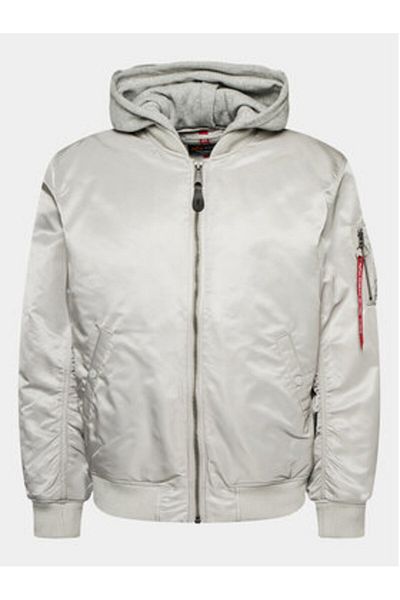 Alpha Industries Men's Bomber Jacket 138105 Gray