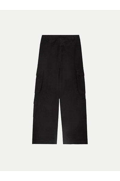 Coccodrillo Girl's Cloth Trousers ZC4119101SGJ Black