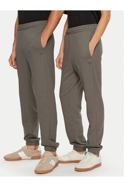 4F Pantaloni de trening unisex 4FWAW24TTROU0826 Maro
