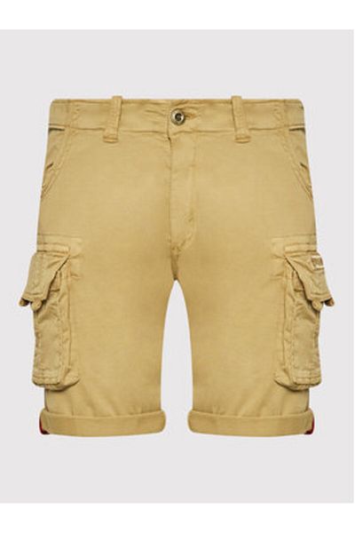 Alpha Industries Pantaloni scurți din material pentru bărbați 176203 bej