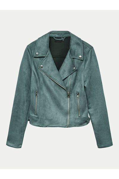 Vero Moda Jachetă din piele ecologică pentru femei 10300938 Verde