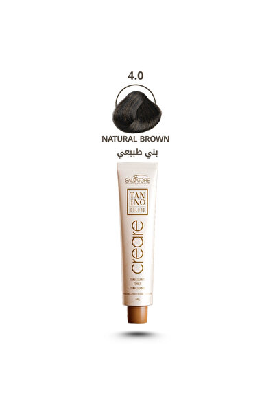 Salvatore Cosmetics صبغة شعر خالية من الأمونيا بلون بني 4.0