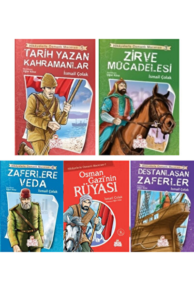 Timaş Çocuk 2.3. SINIF-Hikayelerle Osmanlı Macerası 5 kitap set-İsmail Çolak