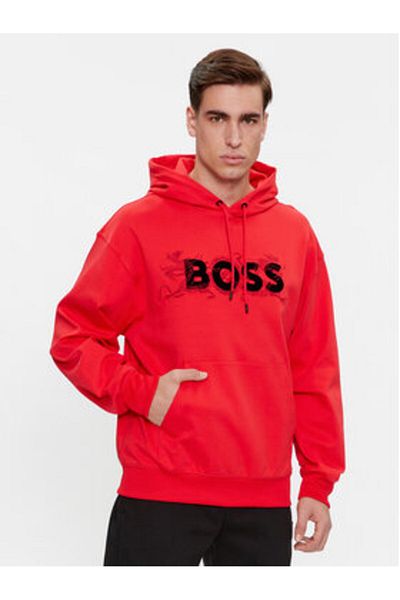 BOSS Mens Sweatshirt 50510129 Red