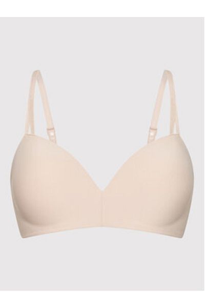 Calvin Klein Sutien fără armătură pentru femei 000QF6017E bej