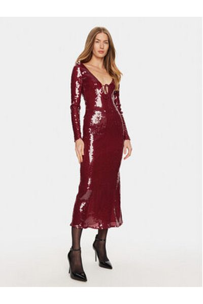 Bardot Women's Cocktail Dress 58859DB Burgundy