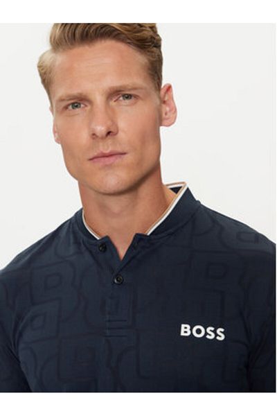 BOSS Polo bărbătesc 50521973 bleumarin