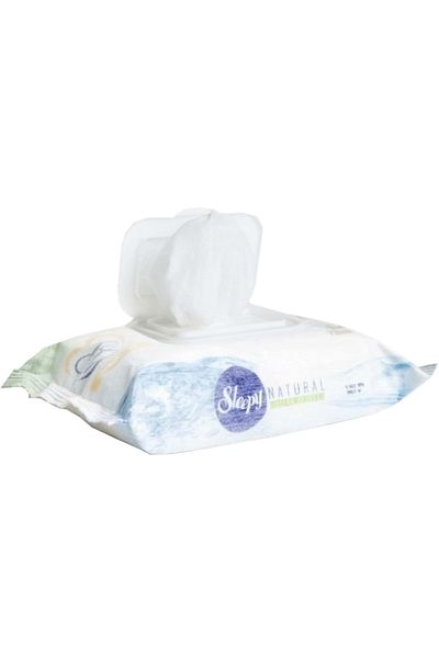Sleepy Wet Towel Wipes Cotton Newborn Natural Bamboo 40 Sheets Set of 48 (1920 Sheets)