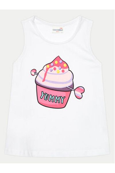 Coccodrillo Girl Top WC4143302VGC White