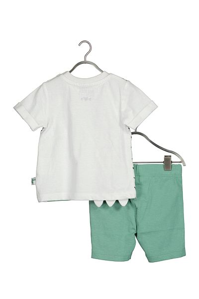 Blue Seven Boy T-shirt and shorts set 422189 X White, Green