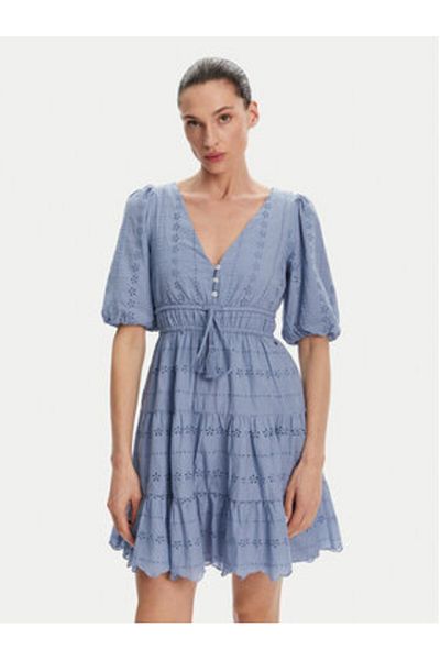 Pepe Jeans Rochie de vară pentru femei PL953694 Albastru deschis
