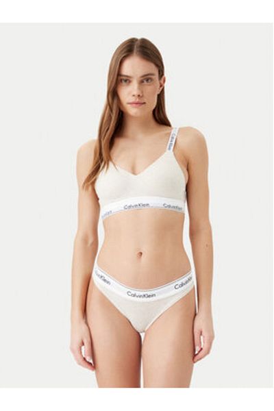 Calvin Klein Sutien fără armătură pentru femei 000QF7059E bej