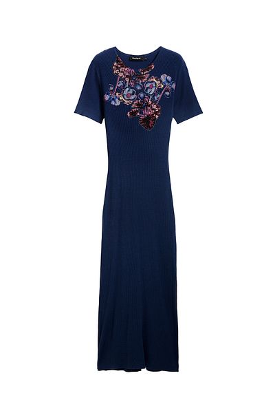 Desigual Rochie casual pentru femei 25SWVF13 bleumarin