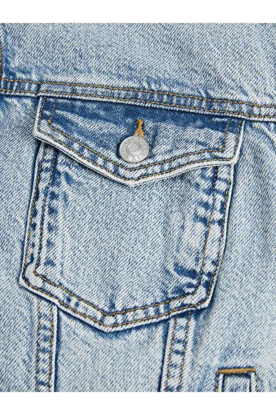 JJXX Jachetă din denim pentru femei jjxx 12269101 albastră