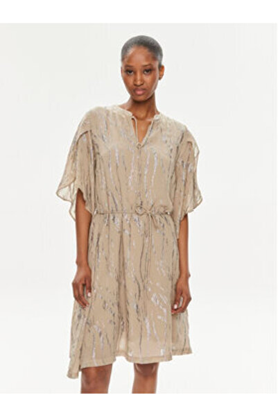 Bruuns Bazaar Rochie tip cămașă pentru femei BBW3953 bej