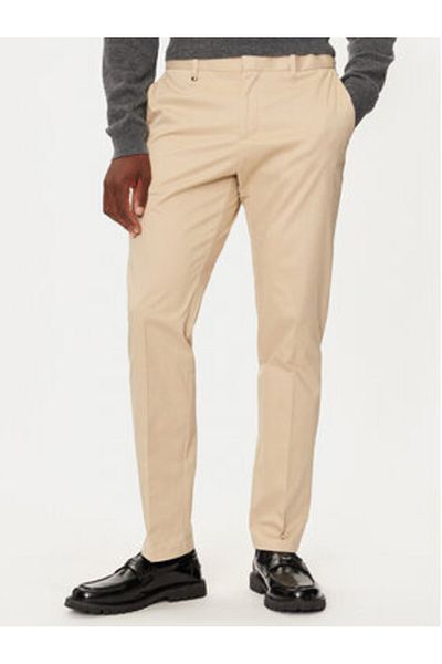 BOSS Men's Fabric Trousers 50527920 Beige