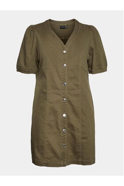 Veromoda Curve vero moda curve Women's Casual Dress 10302450 Green