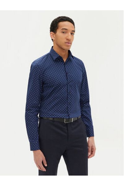Calvin Klein Cămașă bărbătească K10K114313 Albastru marin