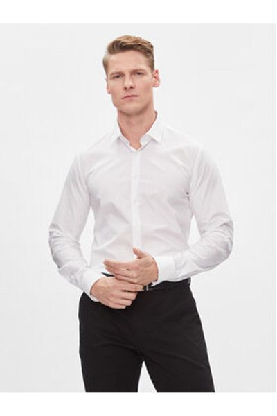 Calvin Klein Cămașă bărbătească K10K112310 Albă
