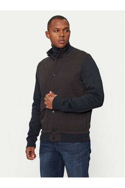 BUGATTI Mens Sweatshirt 65063B-8750 Brown, Navy