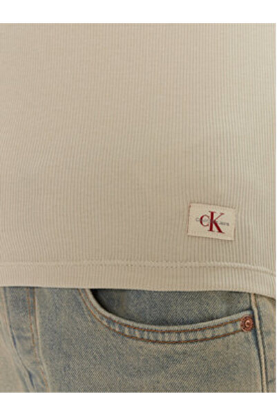 Calvin Klein Jeans Γυναικεία Μπλούζα J20J224197 Μπεζ