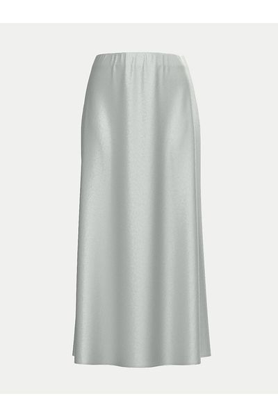 VILA Women Midi Skirt 14104074 Gray