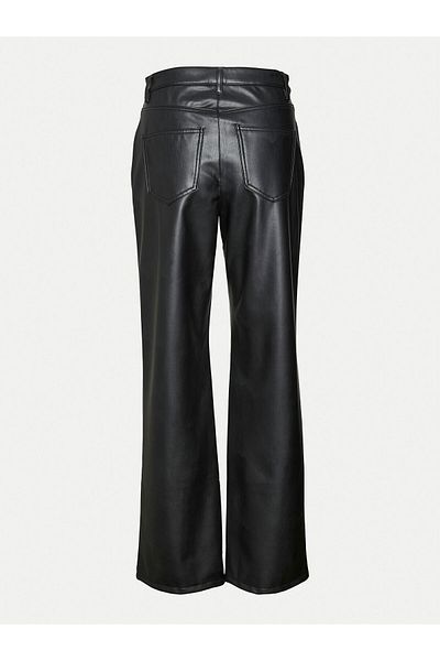 Vero Moda vero moda Women's Faux Leather Pants 10310878 Black