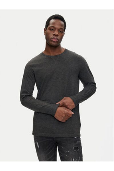 Brave Soul Men's Longsleeve MLT-69PRAGUEM Gray